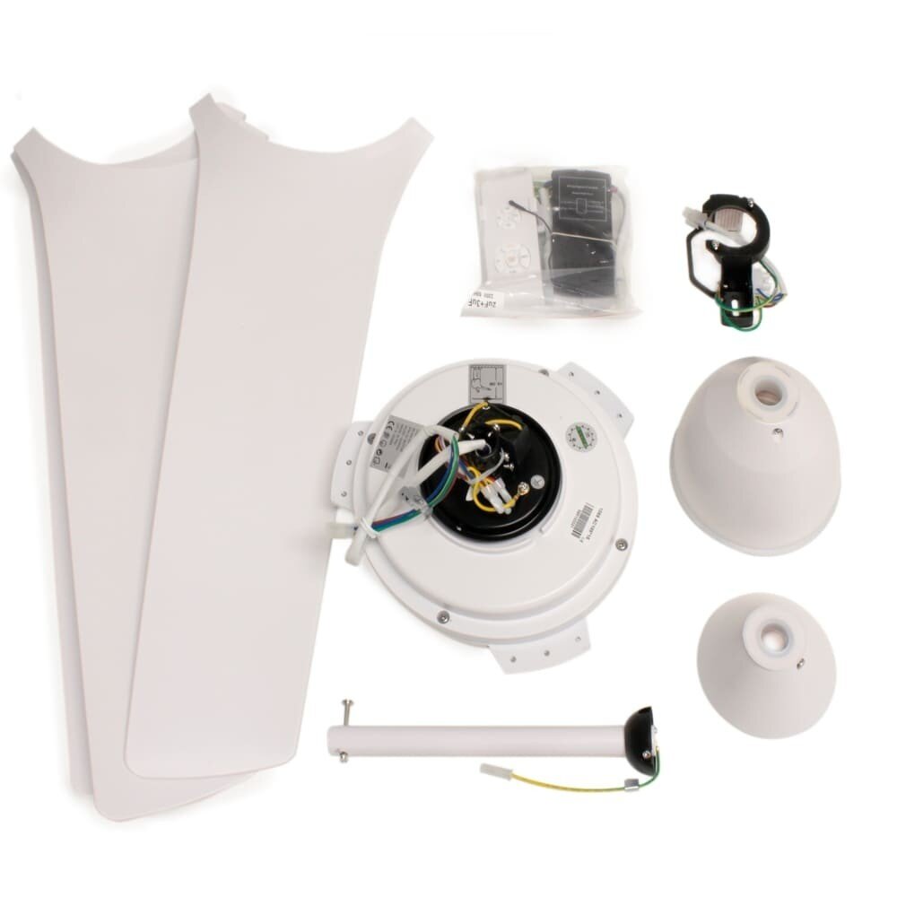 CristalRecord Deckenventilator Hurricane Ø 132 cm Outdoor IP44 weiß CristalRecord Deckenventilator Hurricane Ø 132 cm Outdoor IP44 weiß