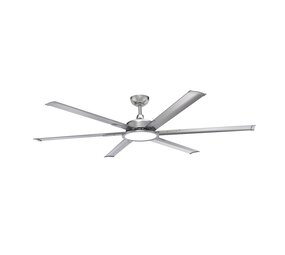 CristalRecord Deckenventilator BigBen Ø 180 cm XXL Chrom matt