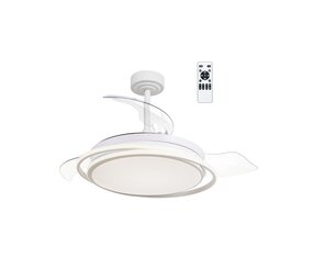 CristalRecord Deckenventilator Antila Ø 106 cm weiß CristalRecord Deckenventilator Antila Ø 106 cm weiß