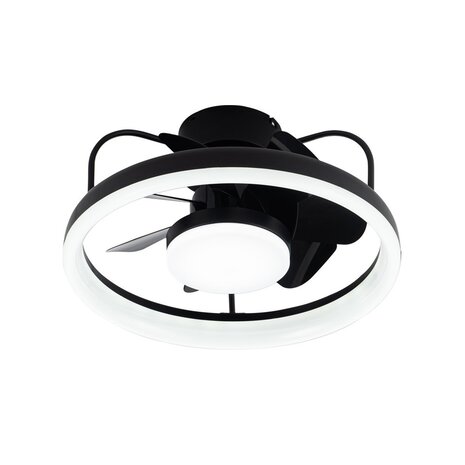 CristalRecord Deckenventilator Strike Ø 49 cm schwarz