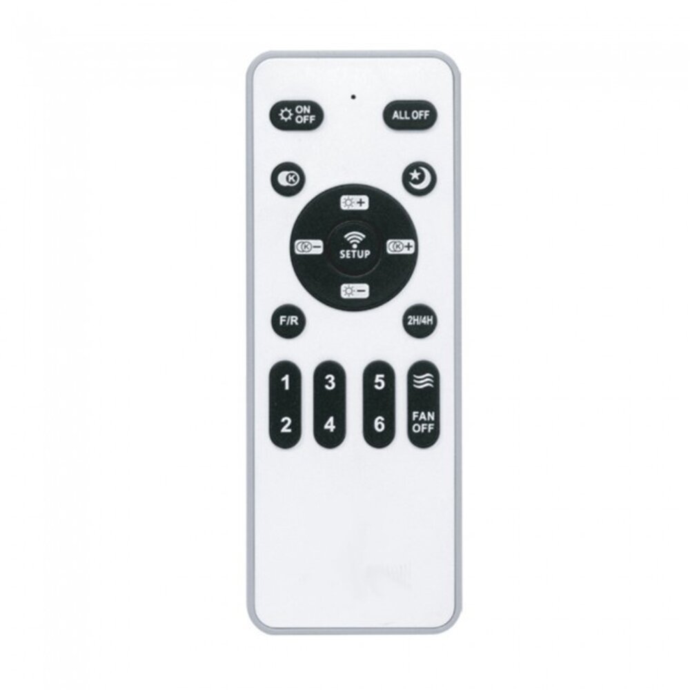 CristalRecord Deckenventilator Strike Ø 49 cm schwarz