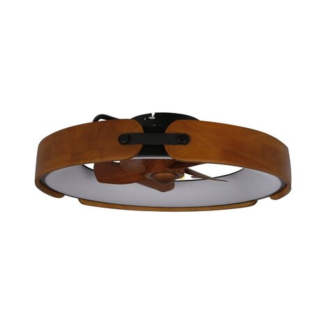 CristalRecord Deckenventilator Tivoli Ø 50 cm schwarz braun CristalRecord Deckenventilator Tivoli Ø 50 cm schwarz braun