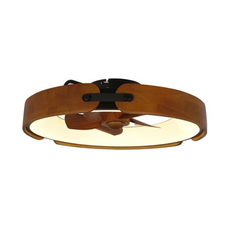 CristalRecord Deckenventilator Tivoli Ø 50 cm schwarz braun CristalRecord Deckenventilator Tivoli Ø 50 cm schwarz braun