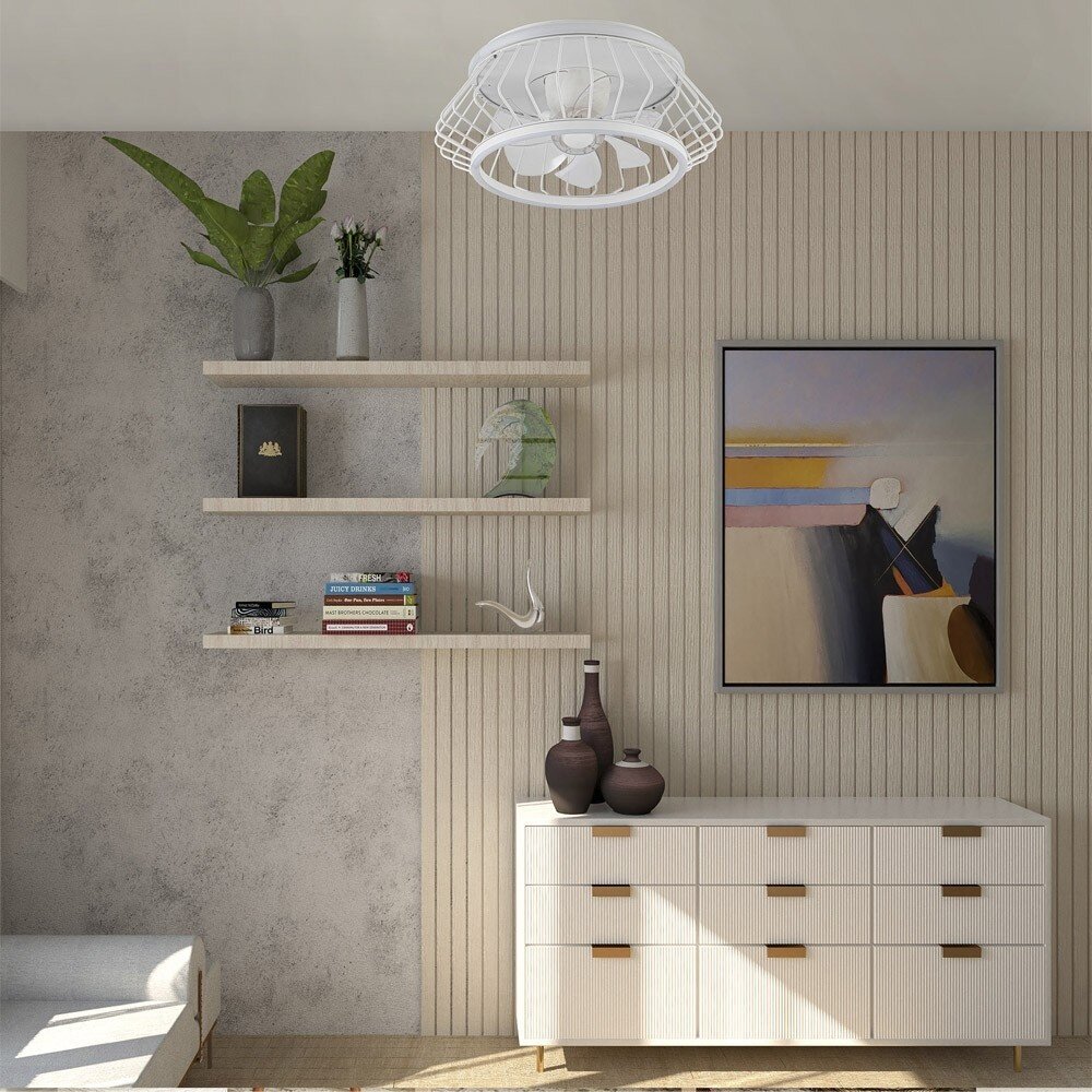 CristalRecord Deckenventilator Cobra Ø 50 cm weiß