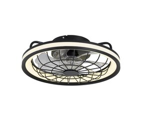 CristalRecord Deckenventilator Rafale Ø 40 cm schwarz