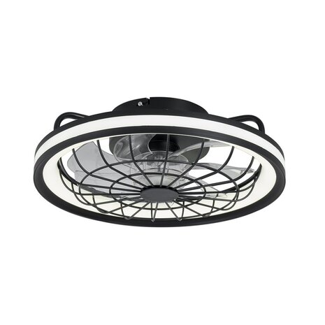 CristalRecord Deckenventilator Rafale Ø 40 cm schwarz CristalRecord Deckenventilator Rafale Ø 40 cm schwarz