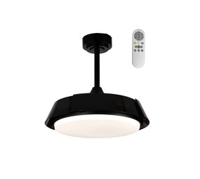 CristalRecord Deckenventilator Batan WIFI Ø 107 cm schwarz