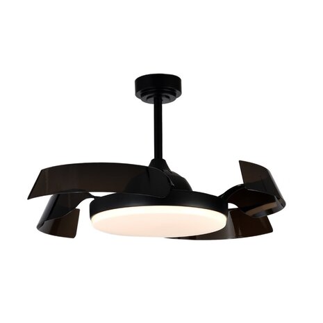 CristalRecord Deckenventilator Batan WIFI Ø 107 cm schwarz