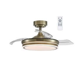 CristalRecord Deckenventilator Moss Ø 106 cm Bronze