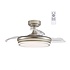 Deckenventilator Moss Ø 106 cm Chrom matt