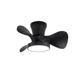 CristalRecord Deckenventilator Moll Mini Ø 56 cm schwarz CristalRecord Deckenventilator Moll Mini Ø 56 cm schwarz