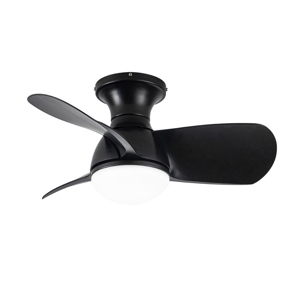 CristalRecord Deckenventilator Epona Mini Ø 64 cm schwarz