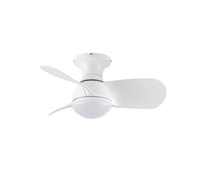 CristalRecord Deckenventilator Epona Mini Ø 64 cm weiß