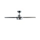CristalRecord Deckenventilator Cimio Ø 122 cm Chrom matt CristalRecord Deckenventilator Cimio Ø 122 cm Chrom matt