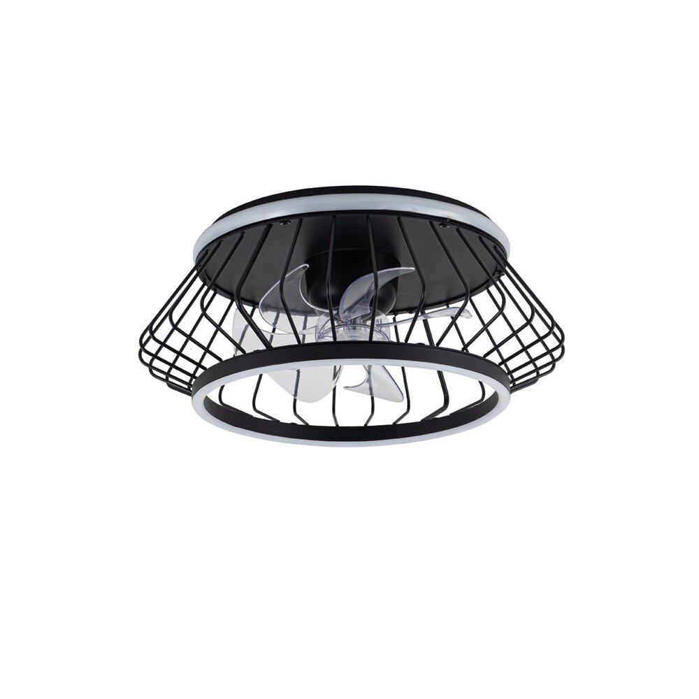 CristalRecord Deckenventilator Cobra Ø 50 cm schwarz