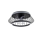 CristalRecord Deckenventilator Cobra Ø 50 cm schwarz