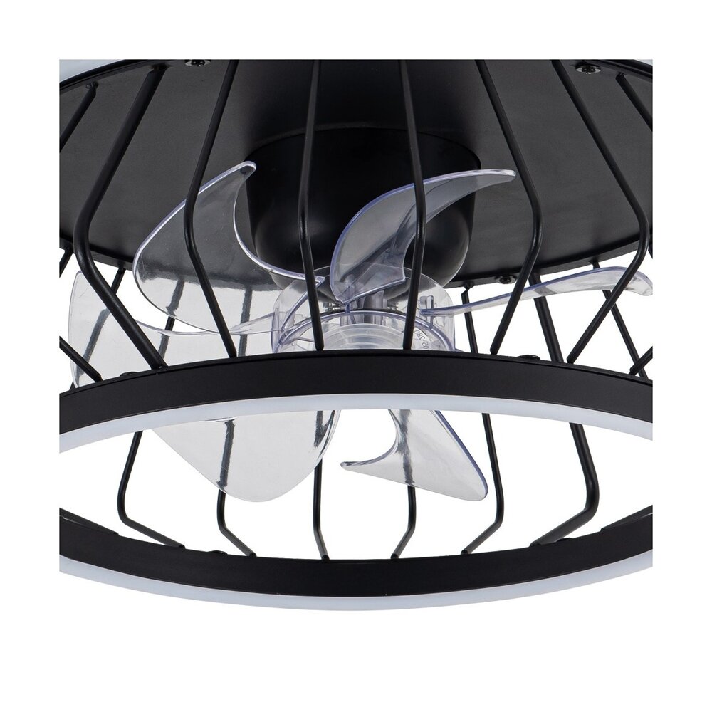 CristalRecord Deckenventilator Cobra Ø 50 cm schwarz