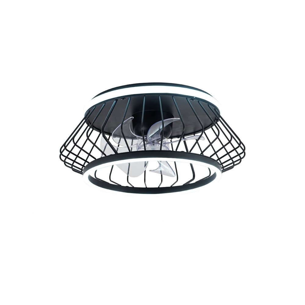 CristalRecord Deckenventilator Cobra Ø 50 cm schwarz
