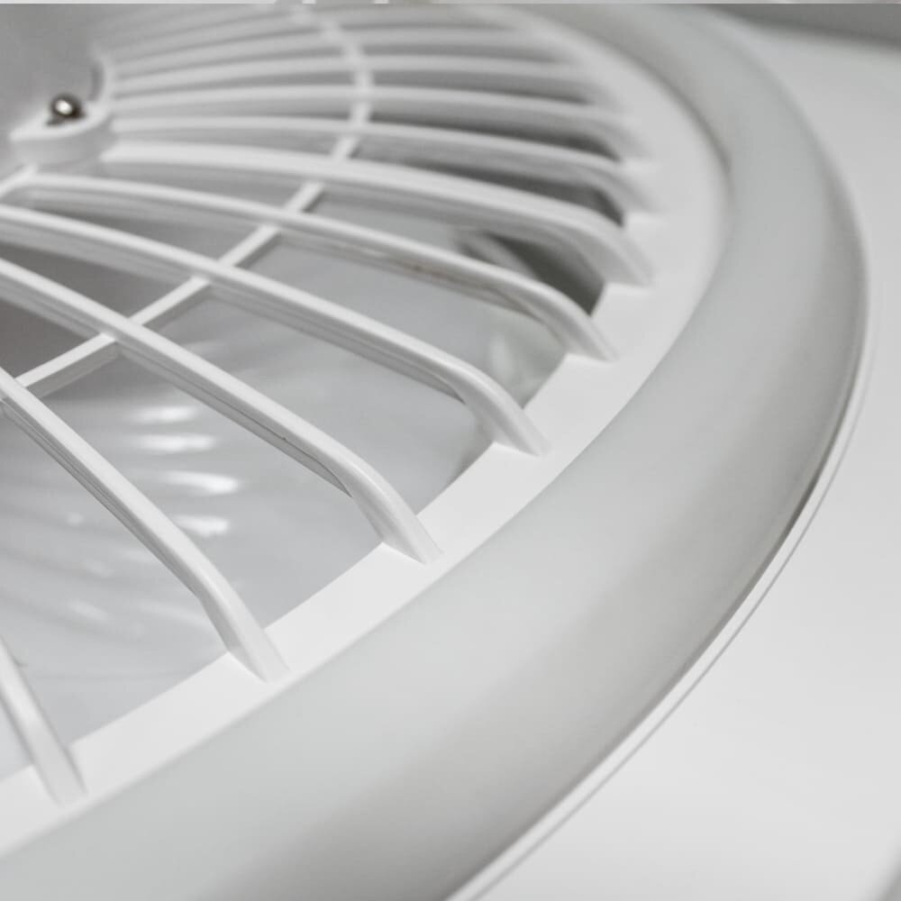 CristalRecord Deckenventilator Moli WIFI Ø 50 cm RGB weiß