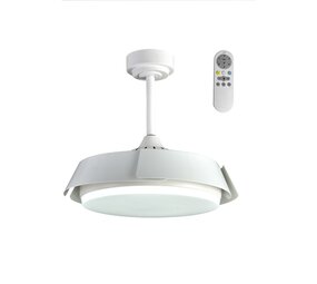 CristalRecord Deckenventilator Batan WIFI Ø 107 cm weiß