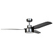 CristalRecord Deckenventilator Cimio Ø 122 cm Chrom matt CristalRecord Deckenventilator Cimio Ø 122 cm Chrom matt