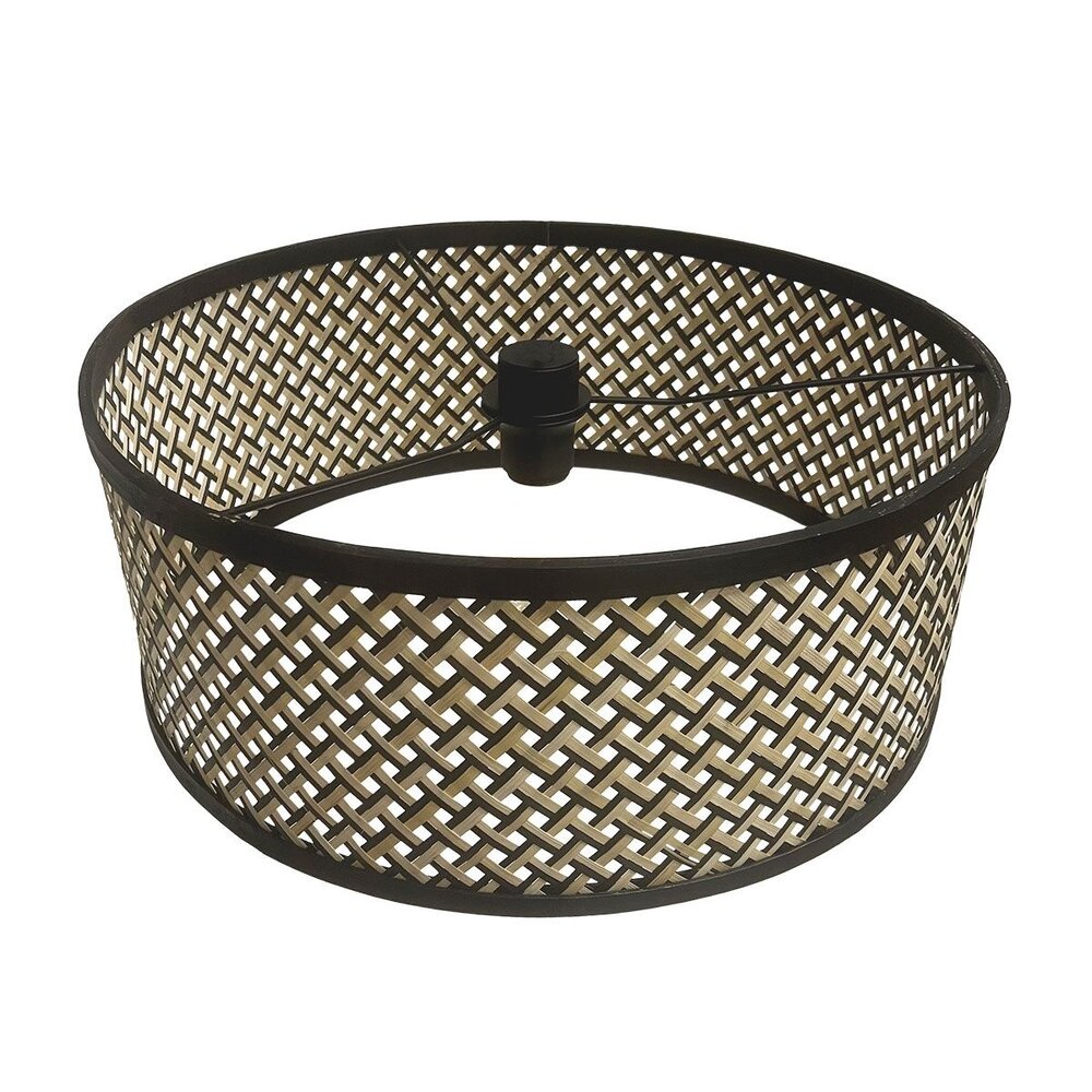 Steinhauer Lampenschirm Bamboo Ø 50 cm E27 schwarz beige Steinhauer Lampenschirm Bamboo Ø 50 cm E27 schwarz beige