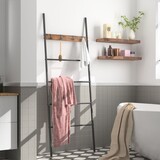 Ylumen Dekorative Leiter Jean H 177 cm braun schwarz Ylumen Dekorative Leiter Jean H 177 cm braun schwarz