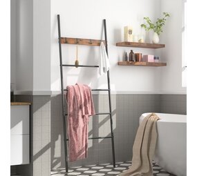 Ylumen Dekorative Leiter Jean H 177 cm braun schwarz Ylumen Dekorative Leiter Jean H 177 cm braun schwarz