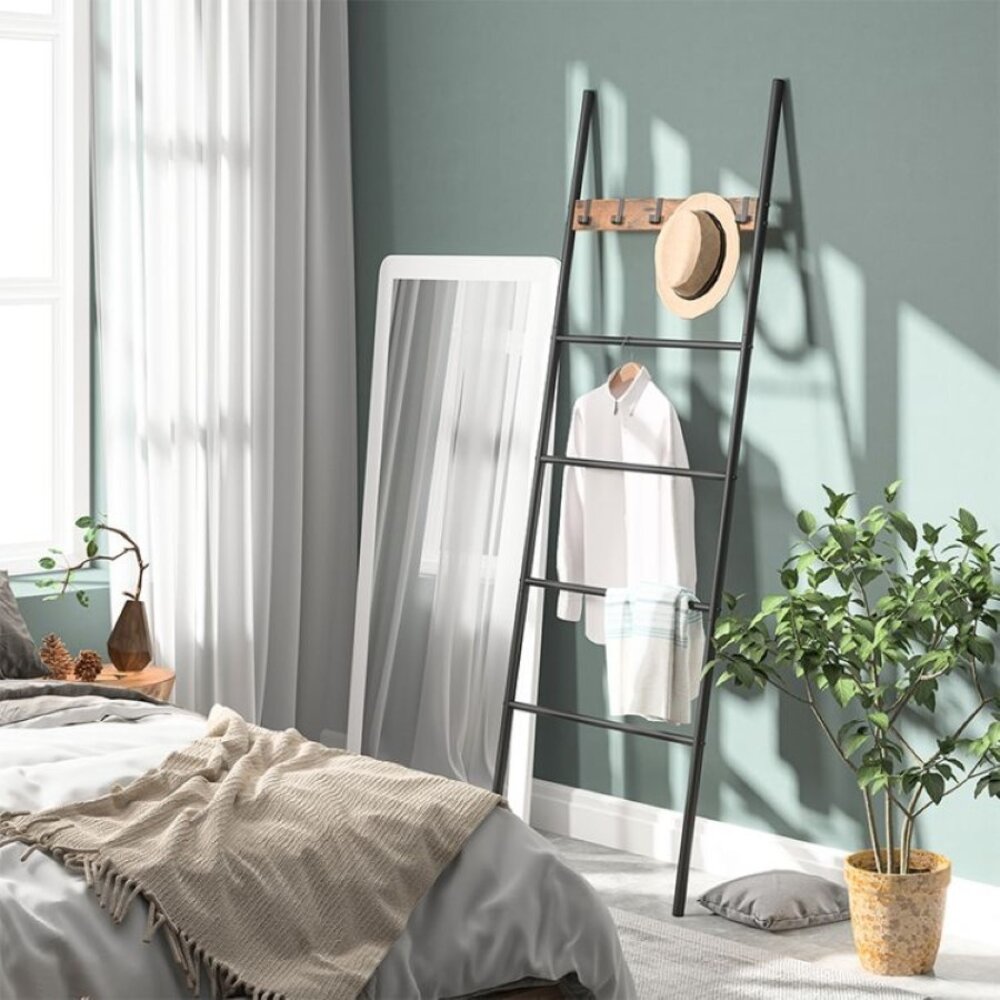 Ylumen Dekorative Leiter Jean H 177 cm braun schwarz Ylumen Dekorative Leiter Jean H 177 cm braun schwarz