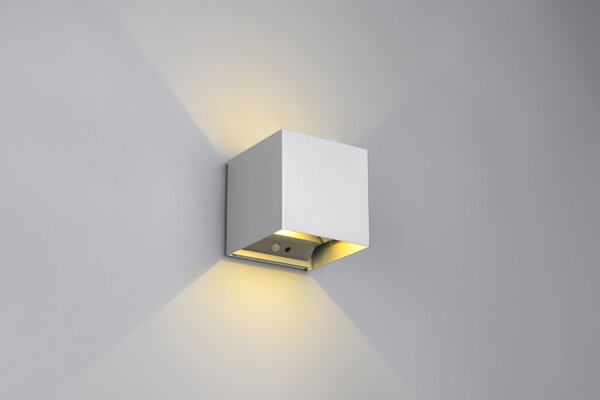 Trio Leuchten Wandleuchte Talent 10x10 cm wiederaufladbar grau Trio Leuchten Wandleuchte Talent 10x10 cm wiederaufladbar grau