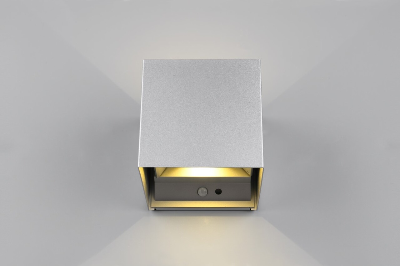 Trio Leuchten Wandleuchte Talent 10x10 cm wiederaufladbar grau Trio Leuchten Wandleuchte Talent 10x10 cm wiederaufladbar grau