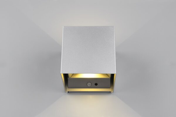 Trio Leuchten Wandleuchte Talent 10x10 cm wiederaufladbar grau Trio Leuchten Wandleuchte Talent 10x10 cm wiederaufladbar grau