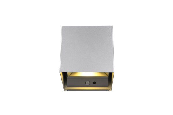 Trio Leuchten Wandleuchte Talent 10x10 cm wiederaufladbar grau Trio Leuchten Wandleuchte Talent 10x10 cm wiederaufladbar grau