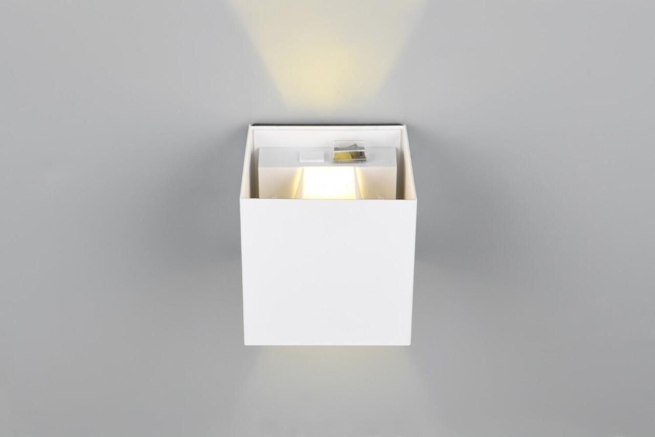 Trio Leuchten Wandleuchte Talent 10x10 cm wiederaufladbar weiß Trio Leuchten Wandleuchte Talent 10x10 cm wiederaufladbar weiß