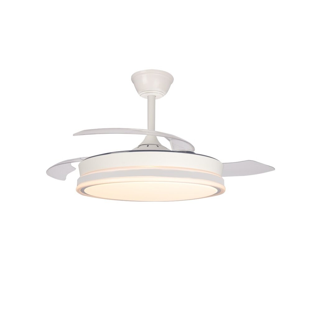 CristalRecord Deckenventilator Supereco Ø 106 cm weiß