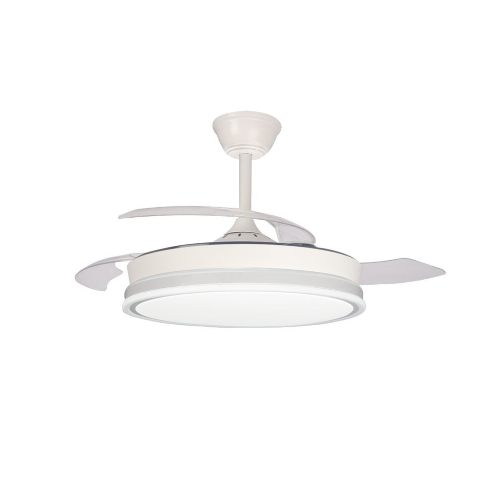 CristalRecord Deckenventilator Supereco Ø 106 cm weiß