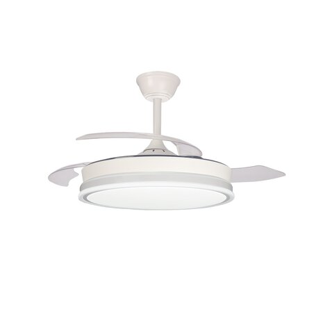 CristalRecord Deckenventilator Supereco Ø 106 cm weiß