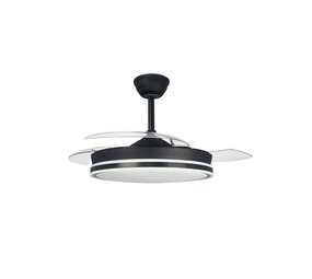 CristalRecord Deckenventilator Supereco Ø 106 cm schwarz