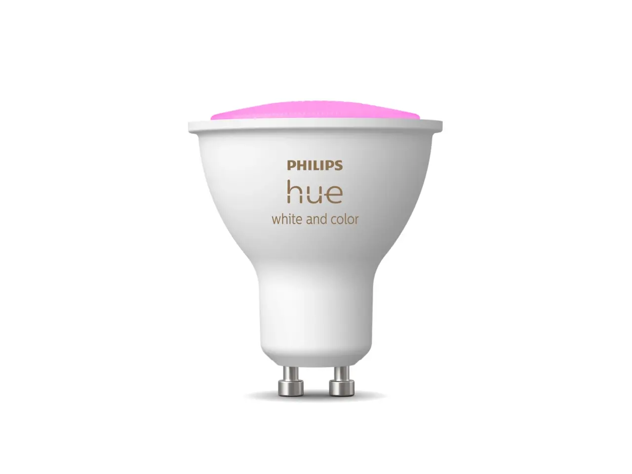 Philips HUE Lichtquelle GU10 350 Lumen Weiß und Farbe Ambiance Philips HUE Lichtquelle GU10 350 Lumen Weiß und Farbe Ambiance