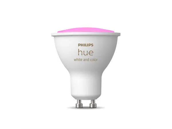 Philips HUE Lichtquelle GU10 350 Lumen Weiß und Farbe Ambiance Philips HUE Lichtquelle GU10 350 Lumen Weiß und Farbe Ambiance