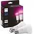 HUE Leuchtmittel E27 800 Lumen Weiß und Farbe Ambiance 2er Pack HUE Leuchtmittel E27 800 Lumen Weiß und Farbe Ambiance 2er Pack