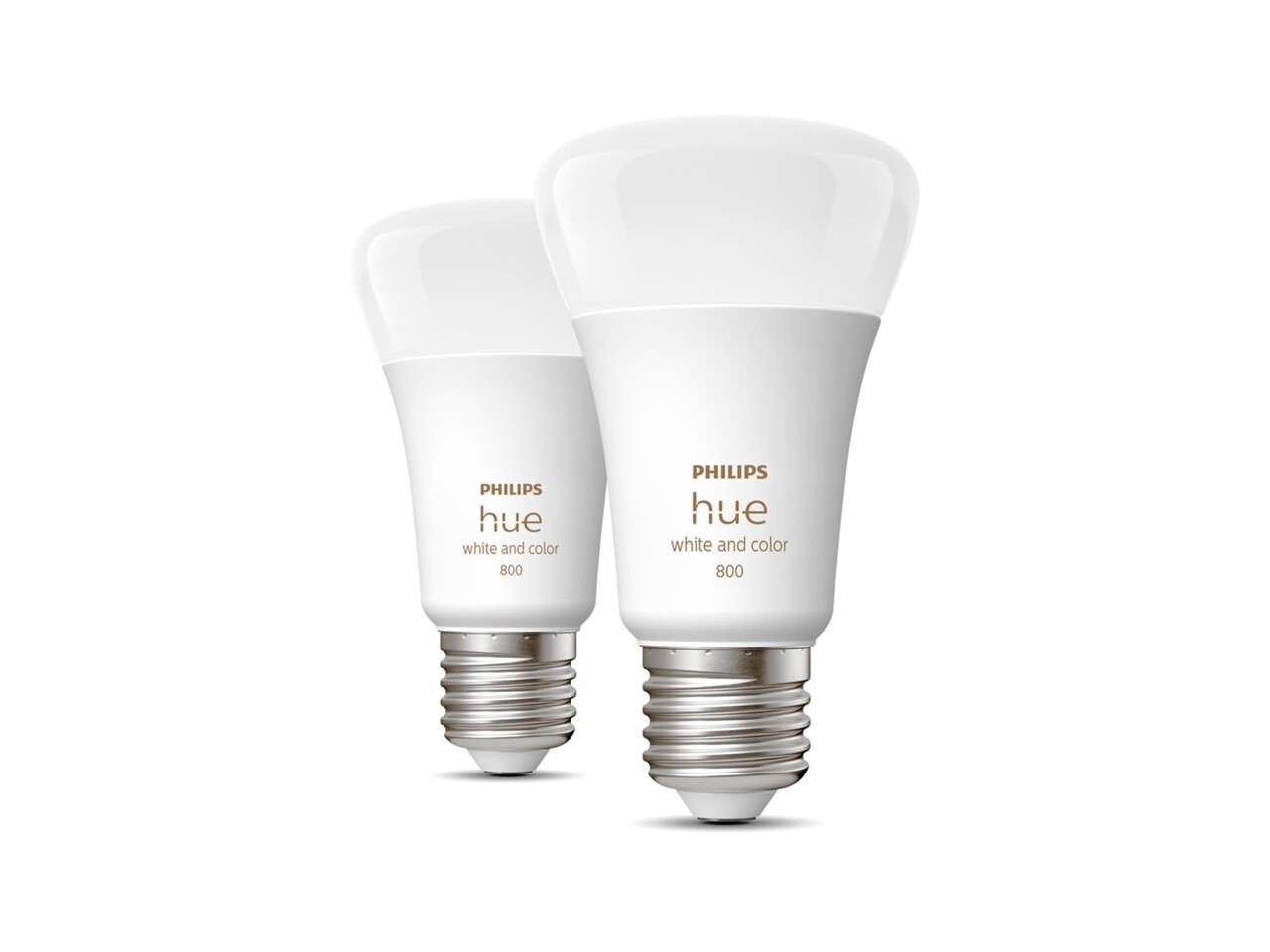 Philips HUE Leuchtmittel E27 800 Lumen Weiß und Farbe Ambiance 2er Pack Philips HUE Leuchtmittel E27 800 Lumen Weiß und Farbe Ambiance 2er Pack