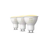Philips HUE Leuchtmittel GU10 400 Lumen Weißes Ambiente 3er Pack Philips HUE Leuchtmittel GU10 400 Lumen Weißes Ambiente 3er Pack