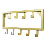 Ylumen Garderobenständer Fame 9 Haken B 50 cm matt gold Ylumen Garderobenständer Fame 9 Haken B 50 cm matt gold