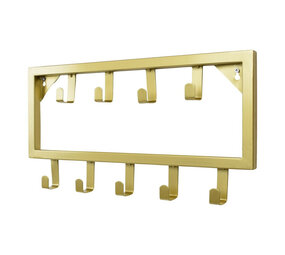Ylumen Garderobenständer Fame 9 Haken B 50 cm matt gold Ylumen Garderobenständer Fame 9 Haken B 50 cm matt gold
