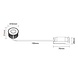 Tronix LED Modul Ø 50mm 5 Watt 550 Lumen schwarz