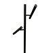 Freelight Stehleuchte Luogo 2 Licht H 150 cm schwarz Freelight Stehleuchte Luogo 2 Licht H 150 cm schwarz