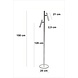 Freelight Stehleuchte Luogo 2 Licht H 150 cm beige Freelight Stehleuchte Luogo 2 Licht H 150 cm beige