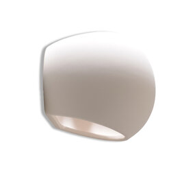 Sollux Wandleuchte Globe E27 Gips weiß