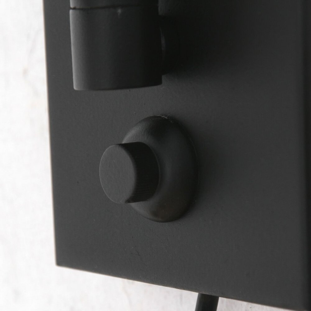 Steinhauer Wandleuchte prestige chic 8119 schwarzer schirm graues leinen Steinhauer Wandleuchte prestige chic 8119 schwarzer schirm graues leinen